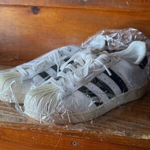 adidas Kids White and Black Sneakers